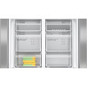 Bosch KFN96VPEA, Série 4 Réfrigérateur multi-portes congélateur en bas, 605 L, 183 x 91 (H x L), Inox anti trace de doigts