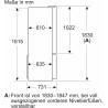 Bosch KFN96VPEA, Série 4 Réfrigérateur multi-portes congélateur en bas, 605 L, 183 x 91 (H x L), Inox anti trace de doigts