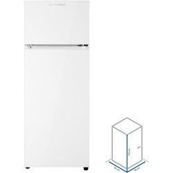 PYRAMIDEA Réfrigérateur Capacité Totale 240 Lt. Bruts (210 L Nets) Classe Énergétique E Couleur Blanc porte réversible FRG244W