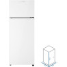 PYRAMIDEA Réfrigérateur Capacité Totale 240 Lt. Bruts (210 L Nets) Classe Énergétique E Couleur Blanc porte réversible FRG244W