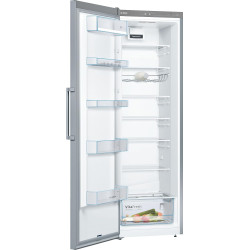Bosch KSV36VLDP, Série 4, Réfrégirateur 1 porte, Pose libre, 186 x 60 cm, 346 L, Inox