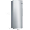 Bosch KSV33VLEP-Série 4 Réfrigérateur pose-libre - 324 litres - 176 x 60 cm - Inox