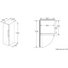 Bosch KSV33VLEP-Série 4 Réfrigérateur pose-libre - 324 litres - 176 x 60 cm - Inox