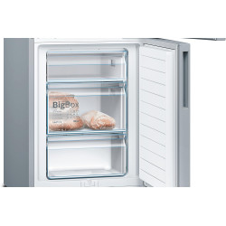 Bosch KGV39VLEAS, Série 4, Réfrigérateur combiné pose-libre, 201 x 60 cm, Inox