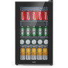 WIE Réfrigérateur à Boissons 70L Mini Réfrigérateur avec Double Porte Vitrée Petit Frigo Silencieux à Bière Intérieur Extérieu 1