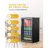 WIE Réfrigérateur Pour Boissons, Mini Frigo 83L Petit Frigo Silencieux de 0-10°C, Mini Bar Intérieur, Pour Salle de Jeux, Fête, 