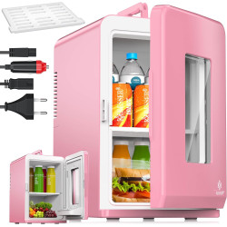 KESSER® Mini réfrigérateur 2 en 1 | Glacière | Capacité de 15 litres avec Fonction de Chauffage, transportable, AC DC 220-240 V/