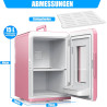 KESSER® Mini réfrigérateur 2 en 1 | Glacière | Capacité de 15 litres avec Fonction de Chauffage, transportable, AC DC 220-240 V/