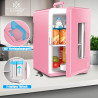 KESSER® Mini réfrigérateur 2 en 1 | Glacière | Capacité de 15 litres avec Fonction de Chauffage, transportable, AC DC 220-240 V/