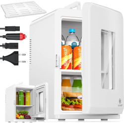KESSER® Mini réfrigérateur 2 en 1 | Glacière | Capacité de 15 litres avec Fonction de Chauffage, transportable, AC DC 220-240 V/