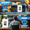 KESSER® Mini réfrigérateur 2 en 1 | Glacière | Capacité de 15 litres avec Fonction de Chauffage, transportable, AC DC 220-240 V/