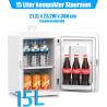 KESSER® Mini réfrigérateur 2 en 1 | Glacière | Capacité de 15 litres avec Fonction de Chauffage, transportable, AC DC 220-240 V/
