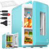 KESSER® Mini réfrigérateur 2 en 1 | Glacière | Capacité de 15 litres avec Fonction de Chauffage, transportable, AC DC 220-240 V/
