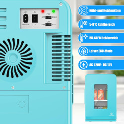 KESSER® Mini réfrigérateur 2 en 1 | Glacière | Capacité de 15 litres avec Fonction de Chauffage, transportable, AC DC 220-240 V/