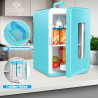 KESSER® Mini réfrigérateur 2 en 1 | Glacière | Capacité de 15 litres avec Fonction de Chauffage, transportable, AC DC 220-240 V/