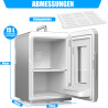 KESSER® Mini réfrigérateur 2 en 1 | Glacière | Capacité de 15 litres avec Fonction de Chauffage, transportable, AC DC 220-240 V/