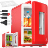 KESSER® Mini réfrigérateur 2 en 1 | Glacière | Capacité de 15 litres avec Fonction de Chauffage, transportable, AC DC 220-240 V/
