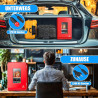 KESSER® Mini réfrigérateur 2 en 1 | Glacière | Capacité de 15 litres avec Fonction de Chauffage, transportable, AC DC 220-240 V/