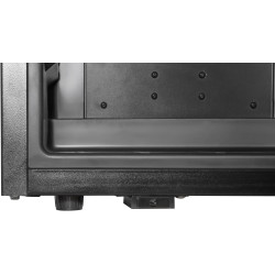 METRO Professional Mini Bar GMB1038B, 43 x 41.5 x 51 cm, 38 L, Thermostat Mécanique, 1 Étagère, Éclairage Intérieur LED, Noir