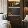 METRO Professional Minibar GMB1025B, 38 x 38.5 x 47 cm, 25 L, Thermostat Mécanique, 1 Étagère, Éclairage Intérieur LED, Noir