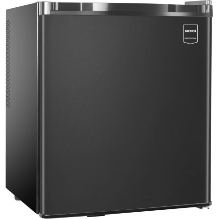 METRO Professional Minibar GMB2038B, 43 x 41.5 x 51 cm, 38 L, Thermostat Mécanique, 1 Étagère, Éclairage Intérieur LED, Noir