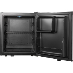 METRO Professional Minibar GMB2038B, 43 x 41.5 x 51 cm, 38 L, Thermostat Mécanique, 1 Étagère, Éclairage Intérieur LED, Noir