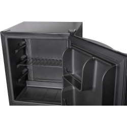 METRO Professional Minibar GMB2038B, 43 x 41.5 x 51 cm, 38 L, Thermostat Mécanique, 1 Étagère, Éclairage Intérieur LED, Noir
