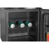 METRO Professional Minibar GMB1045B, 43 x 48.7 x 52 cm, 45 L, Thermostat Mécanique, 2 Étagères, Éclairage Intérieur LED, Noir