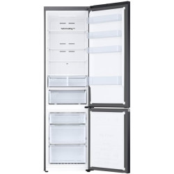 Samsung rb38c607ab1/ef réfrigérateur-congélateur, 203 cm, 387 l, réfrigérateur ai avec compartiment congélateur, wifi et ai ener