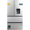 Cecotec Réfrigérateur à Double Porte en Inox avec Distributeur d'Eau de 510 L Bolero CoolMarket FD 510 WD Inox E. 183 cm de Haut
