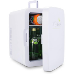 Mini réfrigérateur 10 L/11 boîte de 330 ml avec fonction de maintien au réfrigérateur et au chaud, AC 220 V maison/CC 12 V voitu