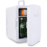 Mini réfrigérateur 10 L/11 boîte de 330 ml avec fonction de maintien au réfrigérateur et au chaud, AC 220 V maison/CC 12 V voitu
