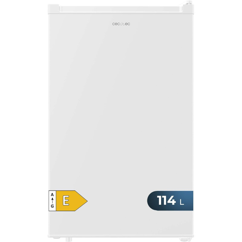 Cecotec réfrigérateur compact bolero coolmarket tt 114 l blanc.réfrigérateur capacité de 114l, design compact, classe e, fonctio