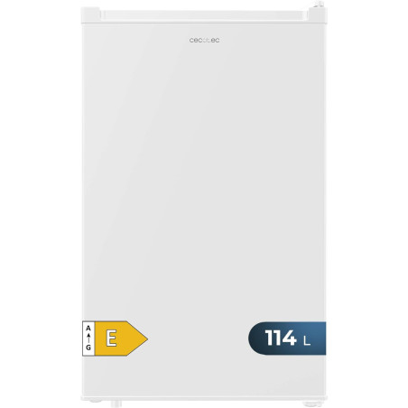 Cecotec réfrigérateur compact bolero coolmarket tt 114 l blanc.réfrigérateur capacité de 114l, design compact, classe e, fonctio
