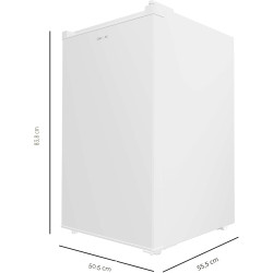 Cecotec réfrigérateur compact bolero coolmarket tt 114 l blanc.réfrigérateur capacité de 114l, design compact, classe e, fonctio