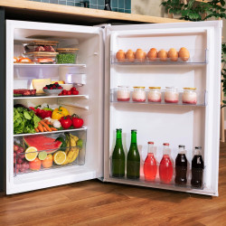 Cecotec réfrigérateur compact bolero coolmarket tt 114 l blanc.réfrigérateur capacité de 114l, design compact, classe e, fonctio