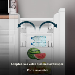 Cecotec réfrigérateur compact bolero coolmarket tt 114 l blanc.réfrigérateur capacité de 114l, design compact, classe e, fonctio