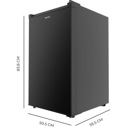 Cecotec réfrigérateur compact bolero coolmarket tt 114 l noir.réfrigérateur capacité de 114l, design compact, classe e, fonction