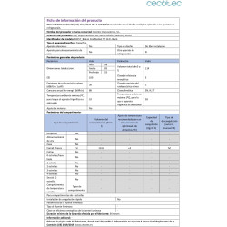 Cecotec réfrigérateur compact bolero coolmarket tt 114 l noir.réfrigérateur capacité de 114l, design compact, classe e, fonction