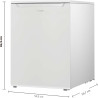 Cecotec mini réfrigérateur 107 l bolero coolmarket tt 107 blanc, classe énergétique e, économie d'énergie, porte réversible, tir