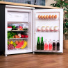 Cecotec mini réfrigérateur 107 l bolero coolmarket tt 107 blanc, classe énergétique e, économie d'énergie, porte réversible, tir