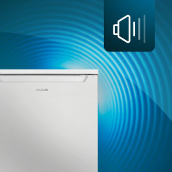 Cecotec mini réfrigérateur 107 l bolero coolmarket tt 107 blanc, classe énergétique e, économie d'énergie, porte réversible, tir