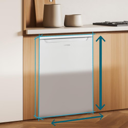 Cecotec mini réfrigérateur 107 l bolero coolmarket tt 107 blanc, classe énergétique e, économie d'énergie, porte réversible, tir
