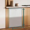 Cecotec mini réfrigérateur 107 l bolero coolmarket tt 107 blanc, classe énergétique e, économie d'énergie, porte réversible, tir