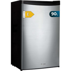 Cecotec Mini Frigo Bolero CoolMarket TT 90 Inox E. Mini Réfrigérateur compact 90 L, porte réversible, 5 niveaux de température, 