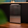 Cecotec Mini Réfrigérateur Bolero CoolMarket TT 114 L Inox.Mini Frigo Capacité de 114L, design compact, classe E, dégivrage auto