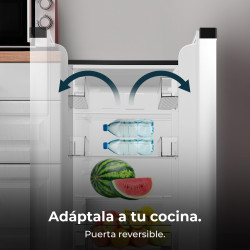 Cecotec Mini Réfrigérateur Bolero CoolMarket TT 114 L Inox.Mini Frigo Capacité de 114L, design compact, classe E, dégivrage auto