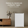 Cecotec réfrigérateur compact bolero coolmarket tt 133 l blanc. capacité de 133l, classe e, design compact, système de dégivrage