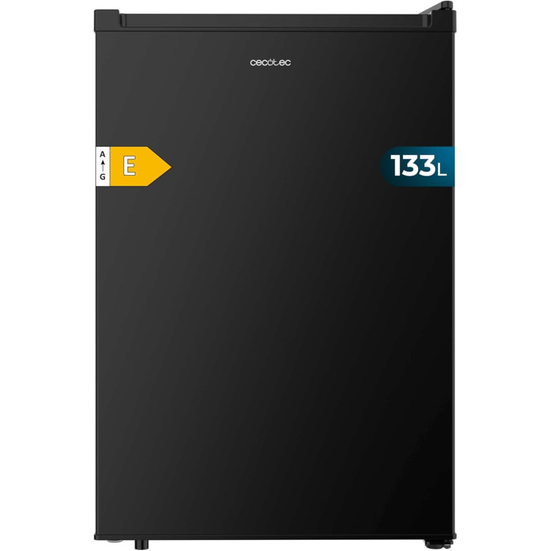 Cecotec mini frigo bolero coolmarket tt 133 l noir. mini réfrigérateur 133l, porte réversible, dégivrage automatique, led,classe