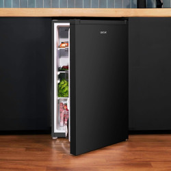 Cecotec mini frigo bolero coolmarket tt 133 l noir. mini réfrigérateur 133l, porte réversible, dégivrage automatique, led,classe